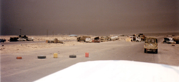 Kuwait near road of Death 1991